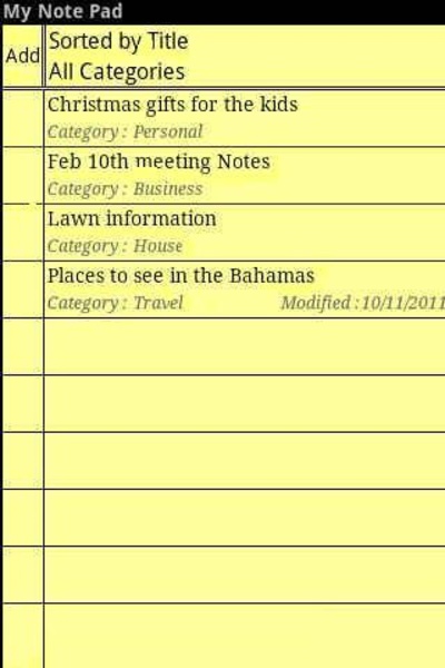 My Note Pad - Preview 5