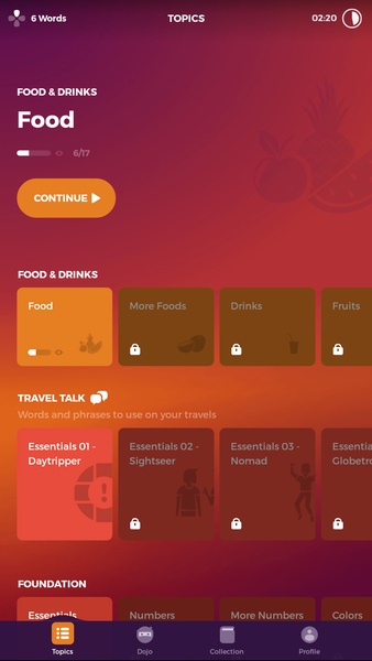 Drops: Learn French language and words for free - Preview 4