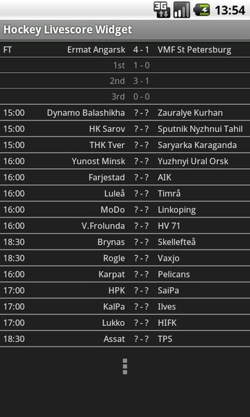 Hockey Livescore Widget - Preview 24