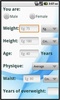 Calculate ideal weight (BMI) screenshot 3