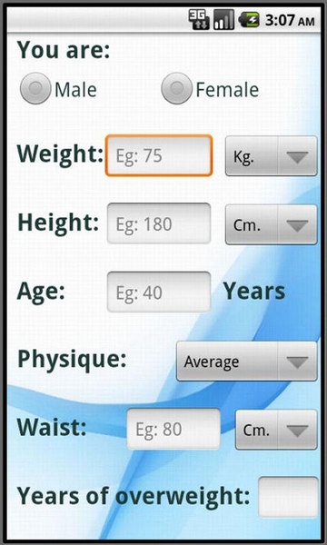 Calculate ideal weight (BMI) - Preview 3