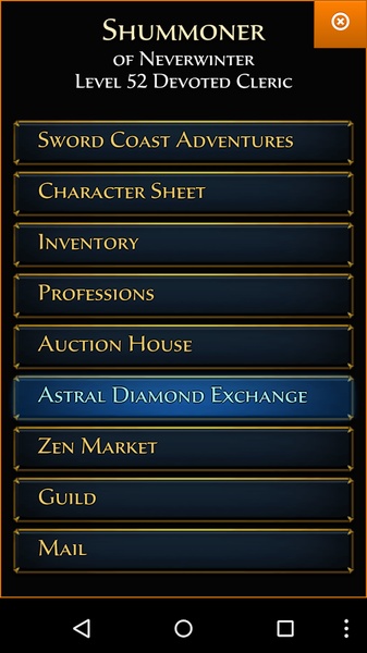 Neverwinter Mobile Access - Preview 3