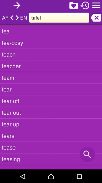EN-AF Dictionary Free - Preview 7