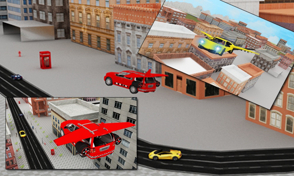 Flying Sports Car Racing 3D - Preview 12