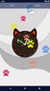 Cute Kitty Clock Wallpaper screenshot 1