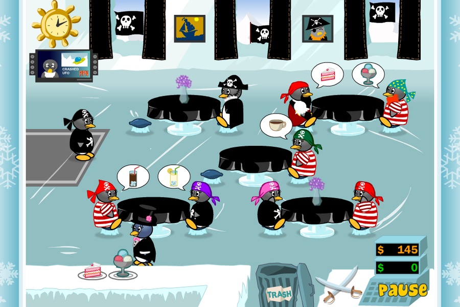Penguin Diner (Day 5) Jogo do Restaurante dos Pinguins 