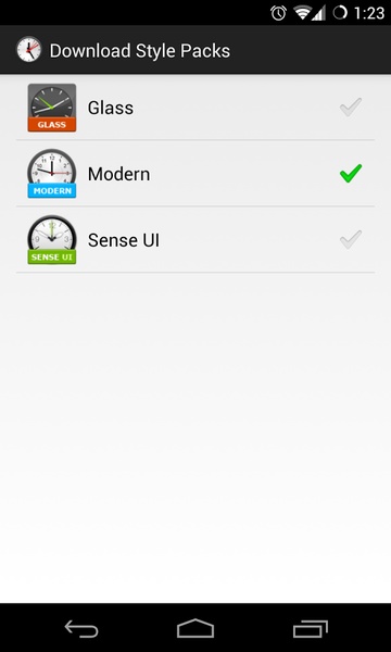 Animated Analog Clock Widget - Preview 2