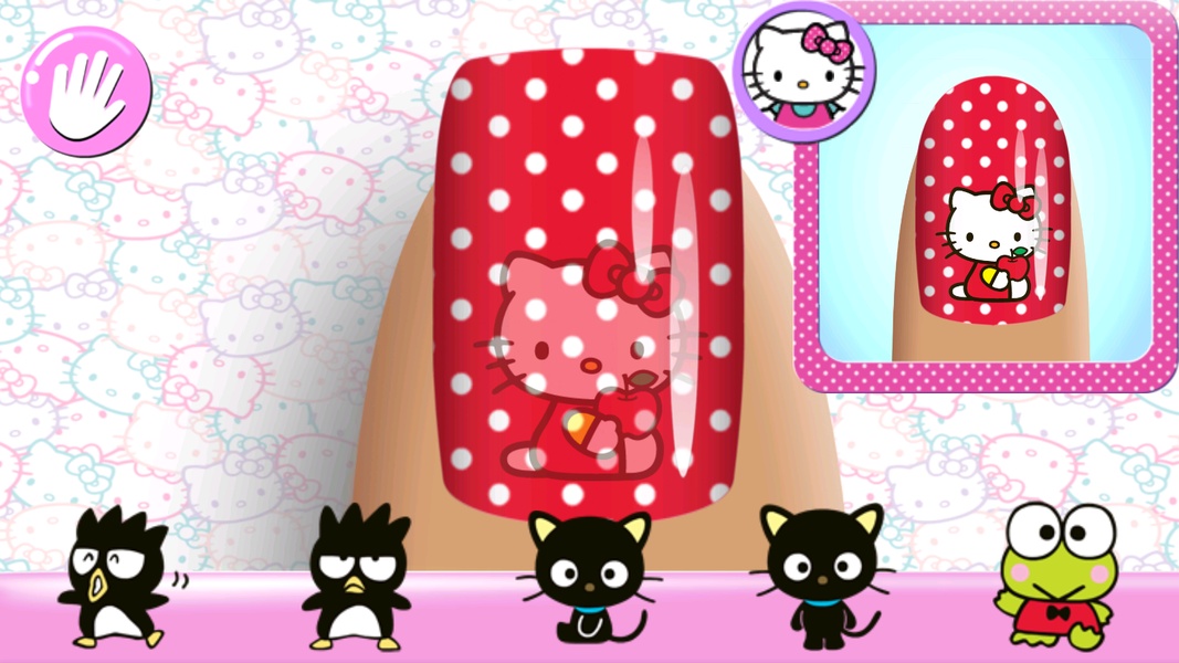 Jogos de O Salão de Manicure da Hello Kitty no Meninas Jogos