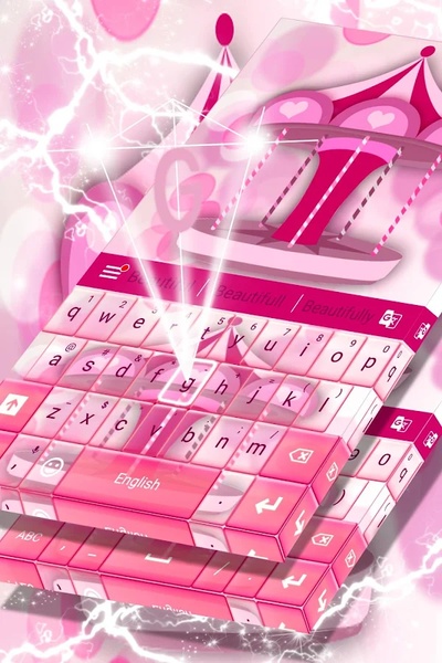 Pink Carousel Keyboard - Preview 2