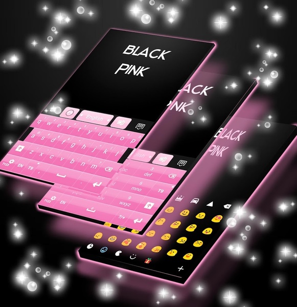 Black and Pink Keyboard Free - Preview 12