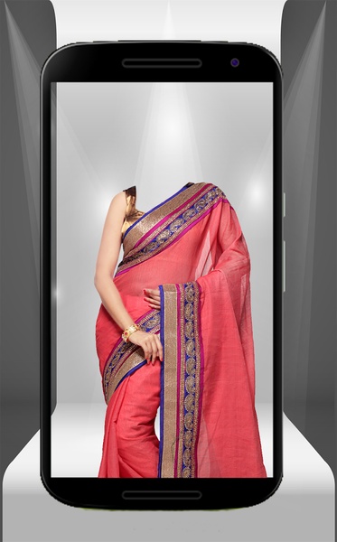 women saree suit photo montage - Preview 3
