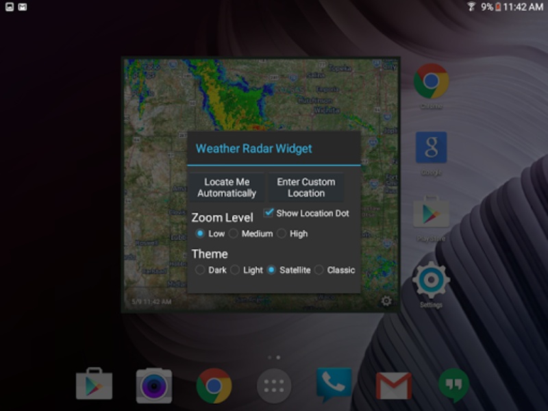 Weather Radar Widget - Preview 3