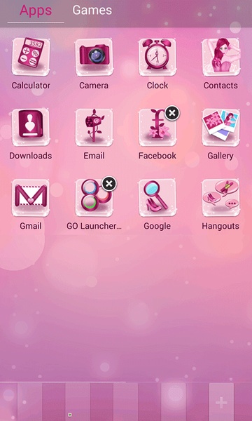 Pink Girl GO Launcher - Preview 3