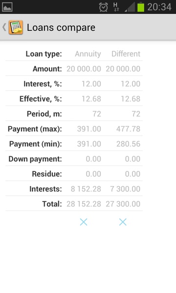 Simple Loan Calculator - Preview 1