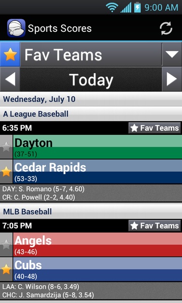 Sports Scores - Preview 6