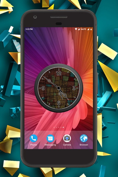 Abstract Clock Live Wallpaper - Preview 1