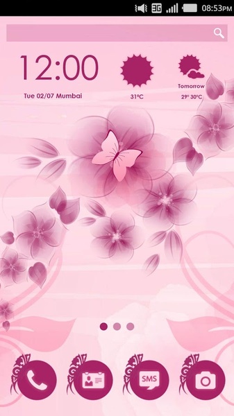 Pink Flower Theme - Preview 3