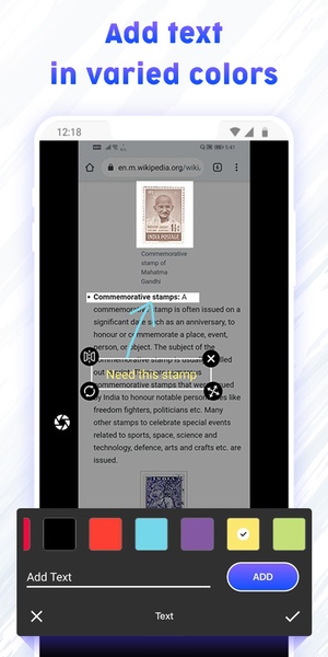 Screenshot stamper: Markup, Snip, Longshot & stamp - Preview 4