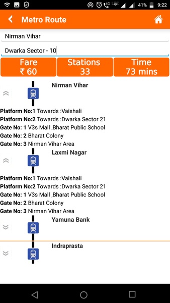 Delhi Metro DTC Bus Routes - Preview 2