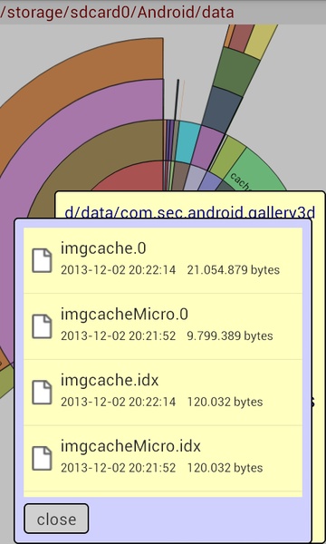 Sunburst Disk Space Analyzer - Preview 2