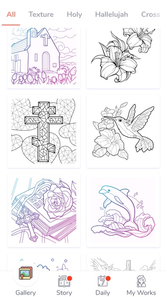 Bible Coloring - Preview 3