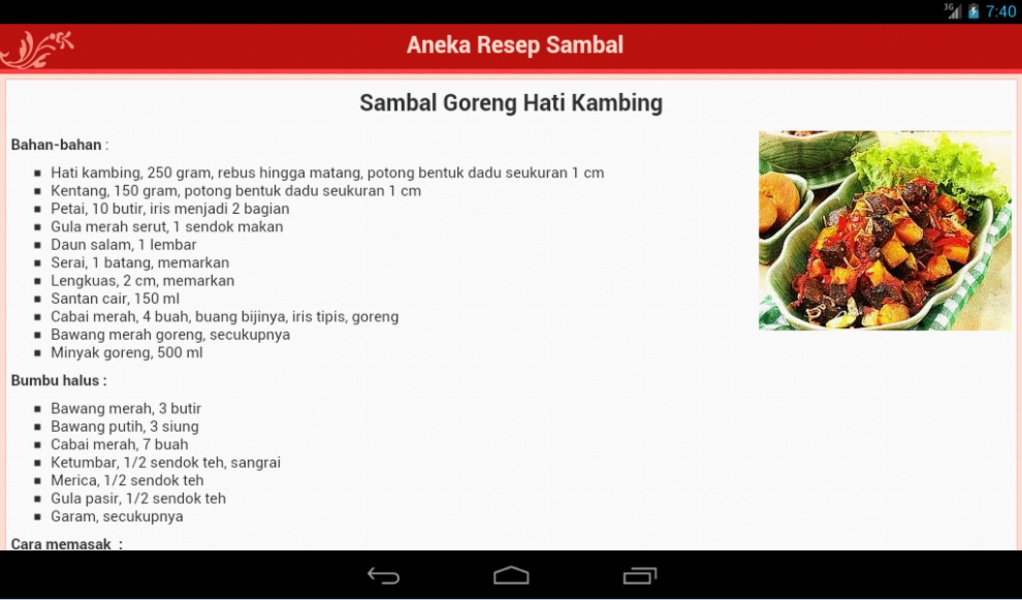 Resep Sambal - Preview 2