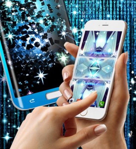 Blue tech live wallpaper - Preview 5