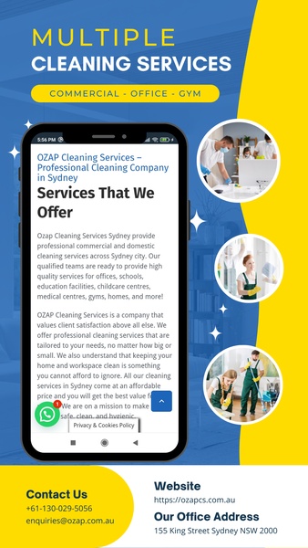 OZAP Cleaning Services - Preview 2