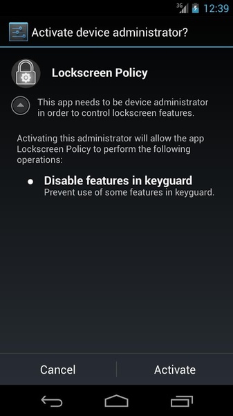 Lockscreen Policy - Preview 5