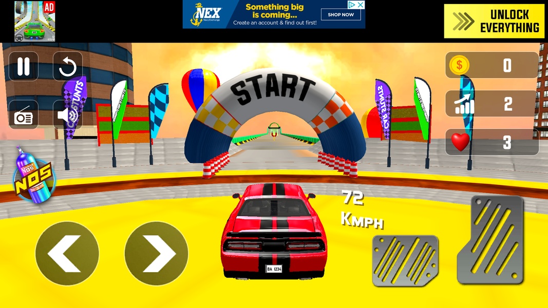 Juegos de Carros - Muscle Car Stunts Mega Ramps - Acrobacias de