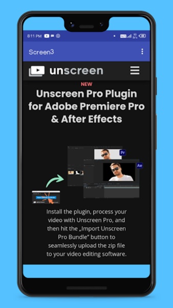 Unscreen- Video Background Remover for Android - Download the APK