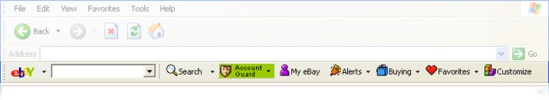 eBay Toolbar screenshot 2