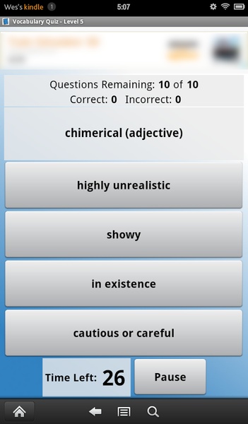 English Vocabulary Level 5 - Preview 3