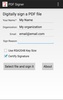 PDF Signer screenshot 1