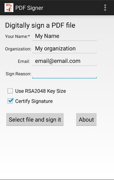 PDF Signer - Preview 1
