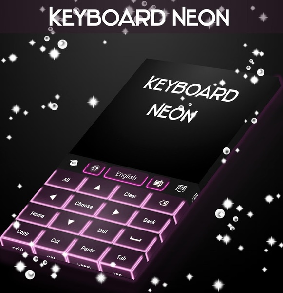 Neon Keyboard - Preview 1