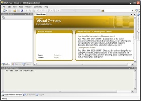 Visual C Plus Plus 2008 Express Edition screenshot 1