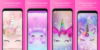 Glitter Unicorn Wallpaper screenshot 1