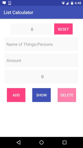 List Calculator - Preview 1