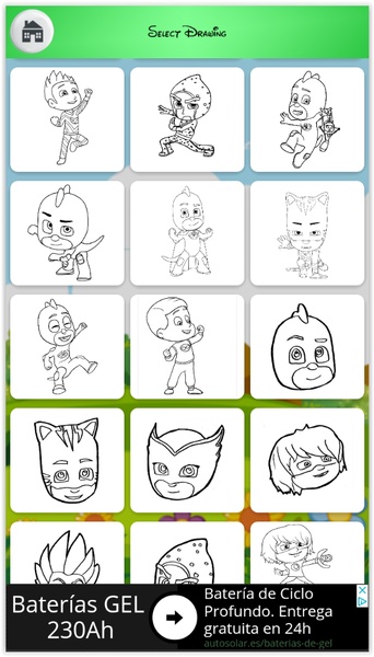 Coloring Book HD PJ Masks - Preview 3