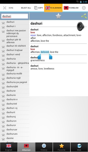 Albanian best dict - Preview 2