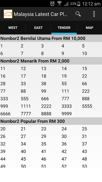 Malaysia Latest Car Plate Number - Preview 8