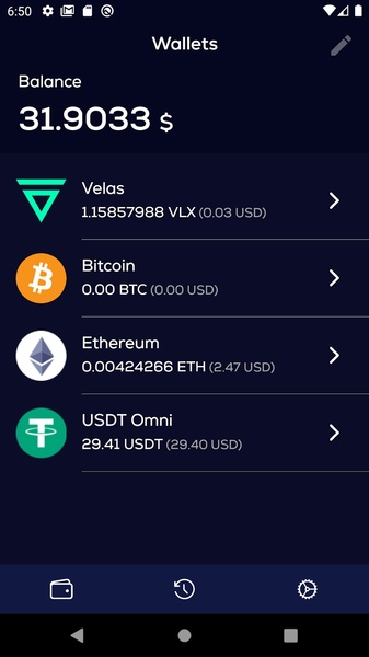 Velas Wallet - Preview 2