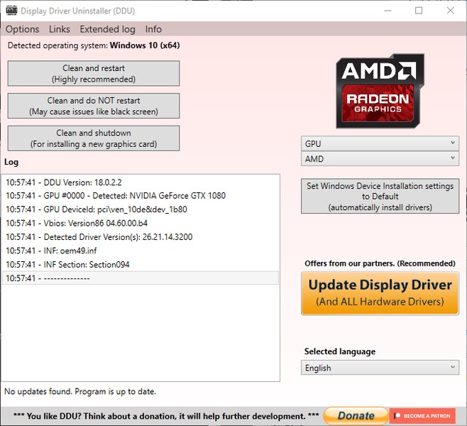 Display driver uninstaller nvidia new arrivals