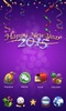 Happy new year 2015 GOLauncher EX Theme screenshot 3