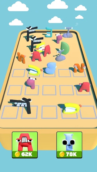 Merge Alphabet Monster Run 3D - Preview 1