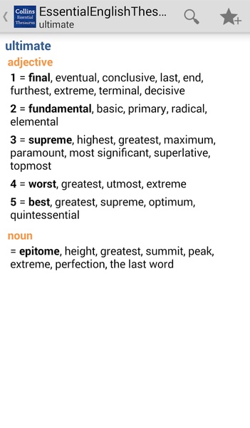 Collins Essential English Thesaurus - Preview 10