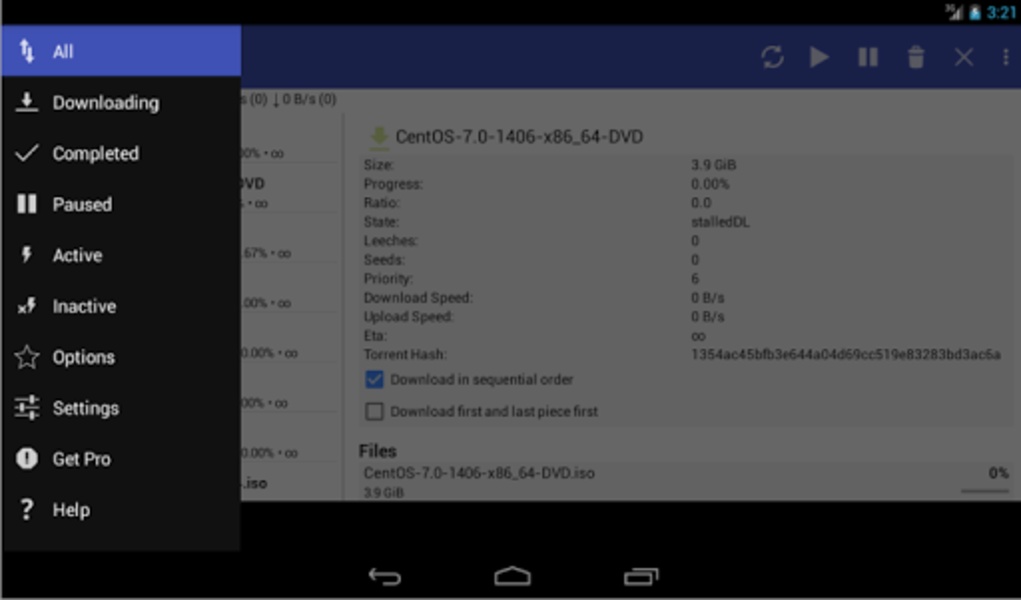 qBittorrent Client - Preview 13