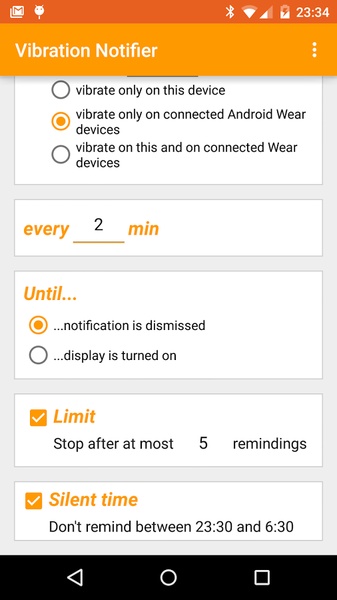 android vibration verstärken Vibration Notifier - Android App - Download