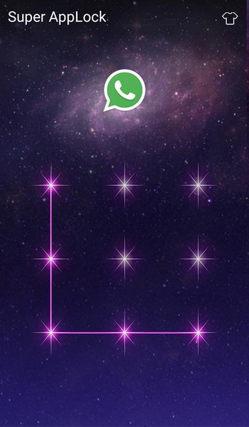 Applock Theme Galaxy - Preview 2
